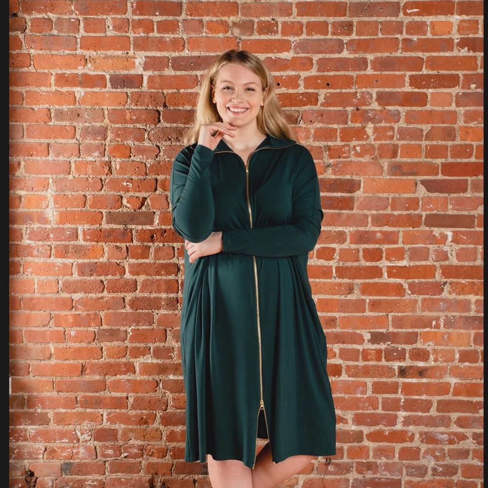 MIMUMAXI Zip dress- JEWEL